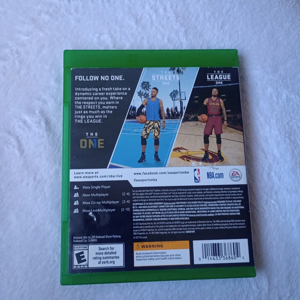 NBA Live 18 Xbox One Ser X BACKWARD COMPATIBLE Video game